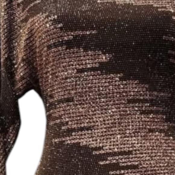 NWT Le Chateau Stunning Shimmer Knit Bodycon Dress - Picture 3 of 8